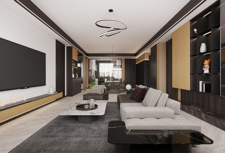 江宇时代127m²意式极简