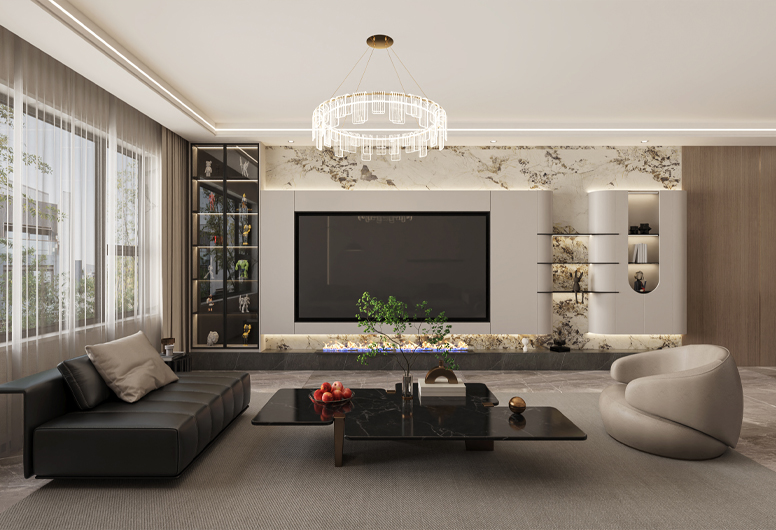 金地峯范132m²现代简约风案例