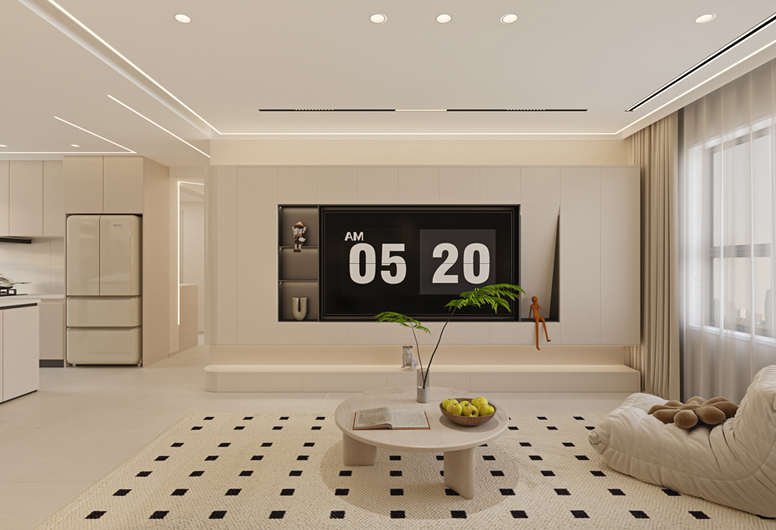 九里芳华110m² 奶油风格